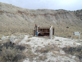 Meteor Crater interior shaft